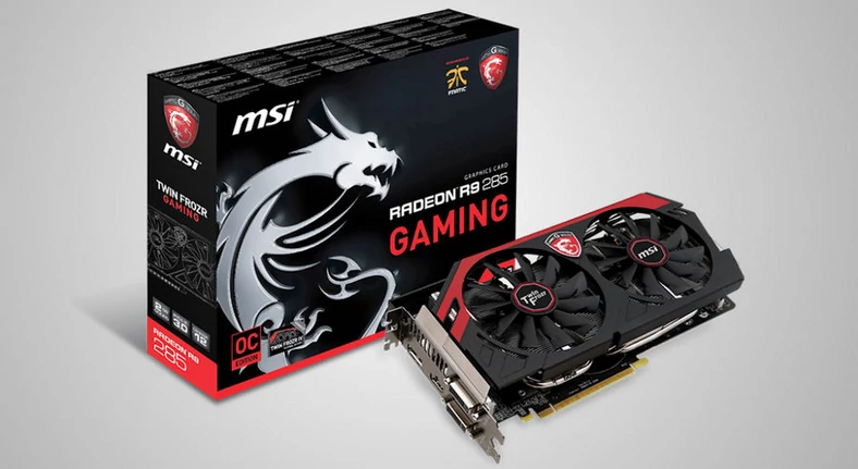 Karta MSI Radeon R9 285 Gaming 2G wykorzystuje czip o nazwie kodowej Tonga. Wydajność jest wystarczająca, aby pograć w większość tytułów na wysokich detalach w rozdzielczości Full HD