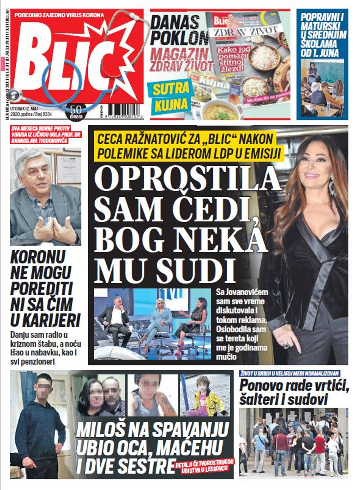 ČITAJTE NOVI BLIC ODMAH! Ceca oprostila Čedi! Otkrivamo šta se dešavalo za  vreme reklama i nakon emisije