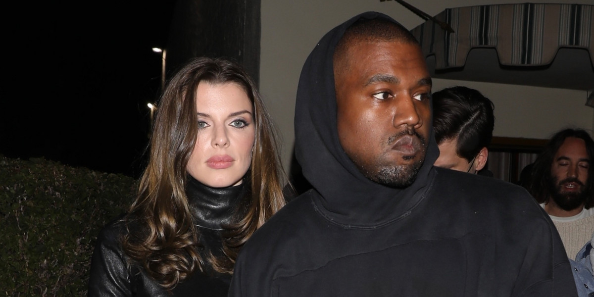 Kanye West i Julia Fox całują się na oczach paparazzi!