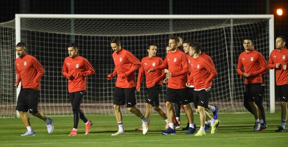 Trening fudbalske reprezentacije Srbije