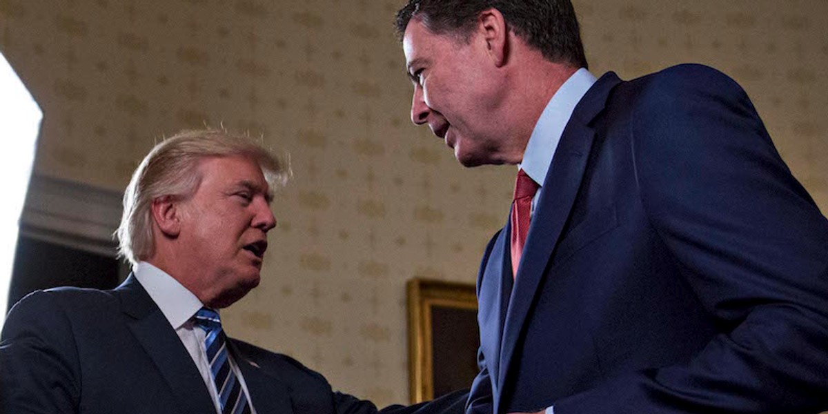 Trump signals he won't try to block James Comey's Senate testimony