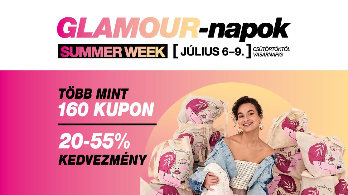 Júliusban GLAMOUR-napok Summer Week - Glamour
