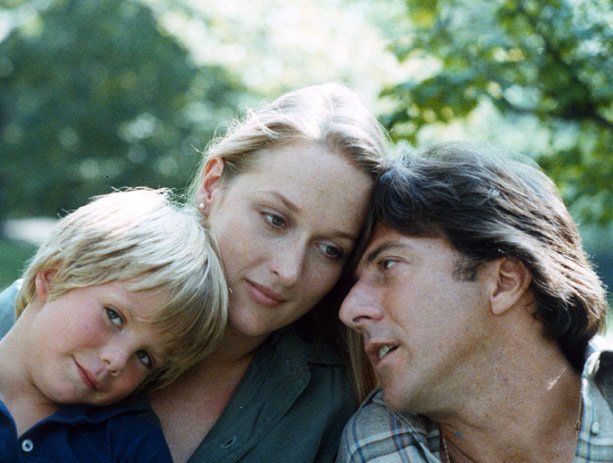 Justin Henry, Meryl Streep i Dustin Hoffman w filmie "Sprawa Kramerów"