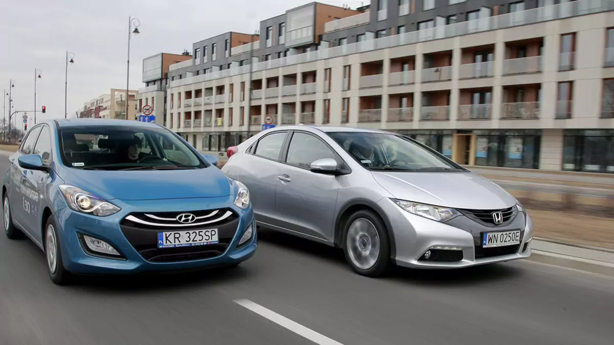 Honda Civic kontra Hyundai i30: pojedynek nowości