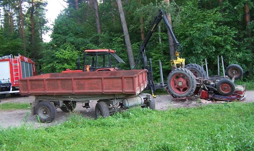 Nastolatkowie omal nie zginęli zmiażdżeni ciężką maszyną