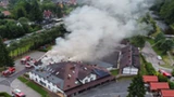 Płonie hotel w Wiśle. Trwa trudna akcja gaśnicza