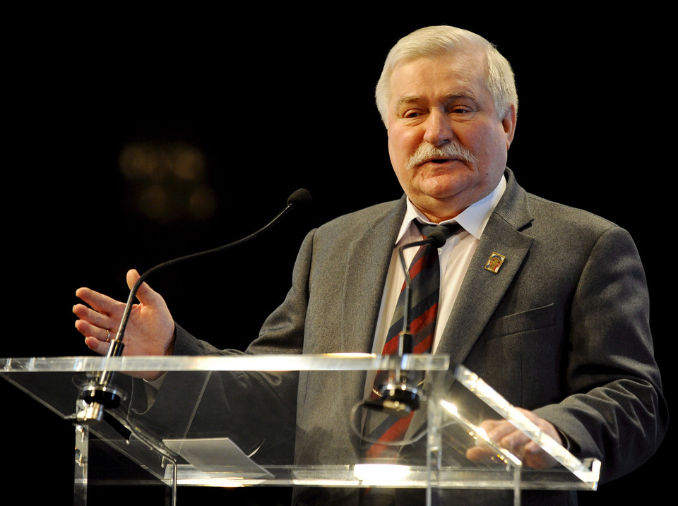 Lech Wałęsa w 1995 r.