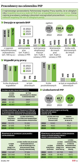 Pracodawcy na celowniku PIP