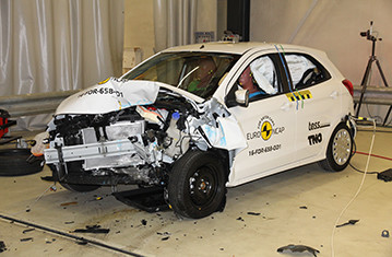 Testy zderzeniowe Euro NCAP – Ford Ka