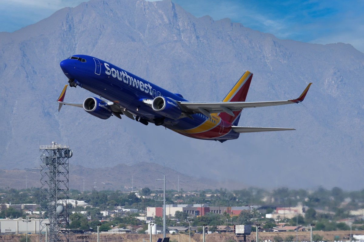 Boeing 737-800 lini Southwest