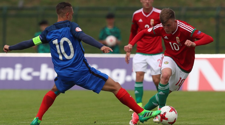 A 16 éves Schön Szabolcs az Ajax szélsője /Fotó: Fuszek Gábor