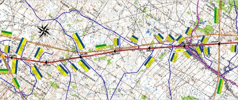 Przebudowa DK22 na odcinku od Czerska do Czarnej Wody - plan