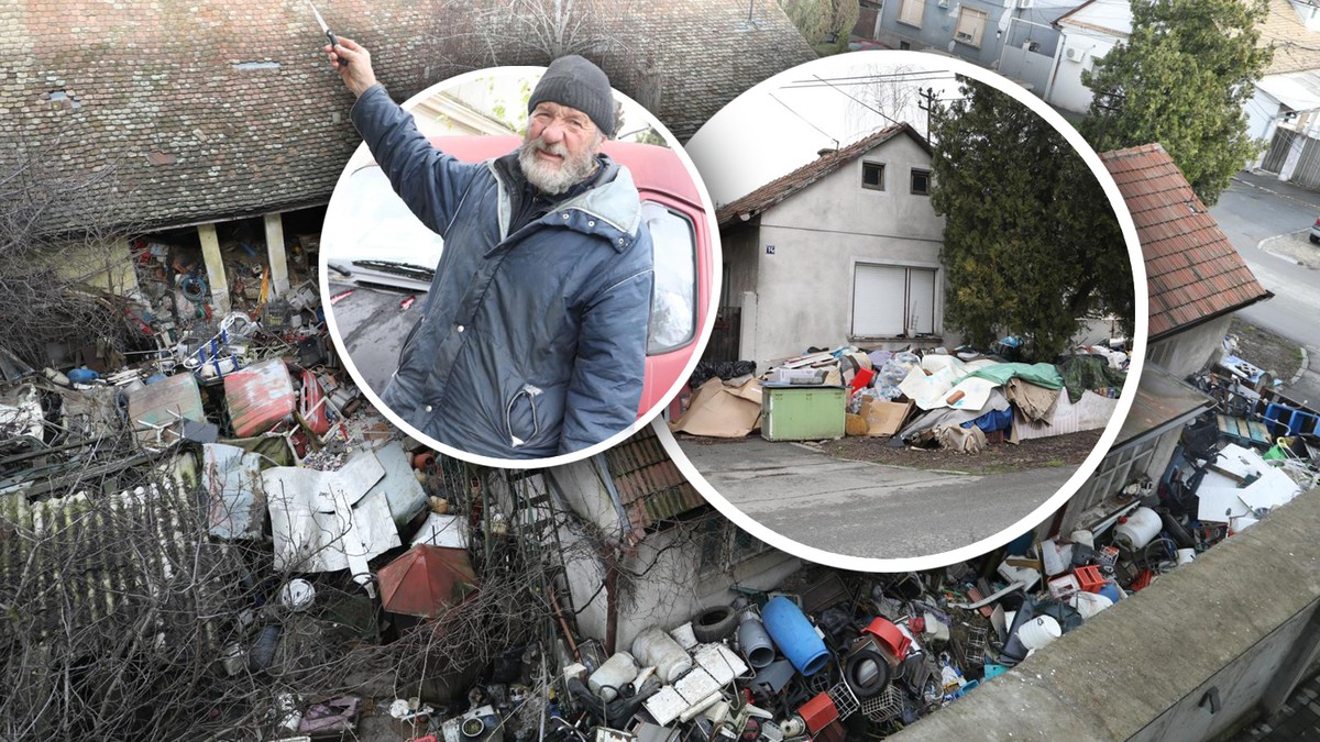 (FOTO) ZEMUNAC OD SVOG DVORIŠTA NAPRAVIO DEPONIJU Đubre preliva sa ograde, ulicom širi se nesnosni smrad, pacovi na sve strane, a sada je palo novo čišćenje