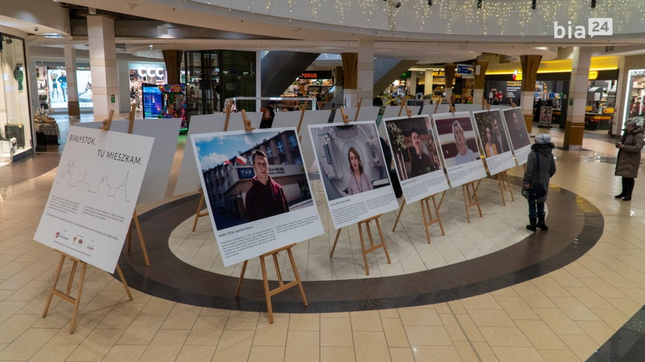 "Białystok, tu mieszkam". Wyjątkowa wystawa w centrum handlowym