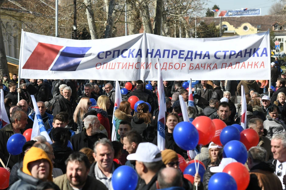 Predizborni skup SNS, Bačka Palanka