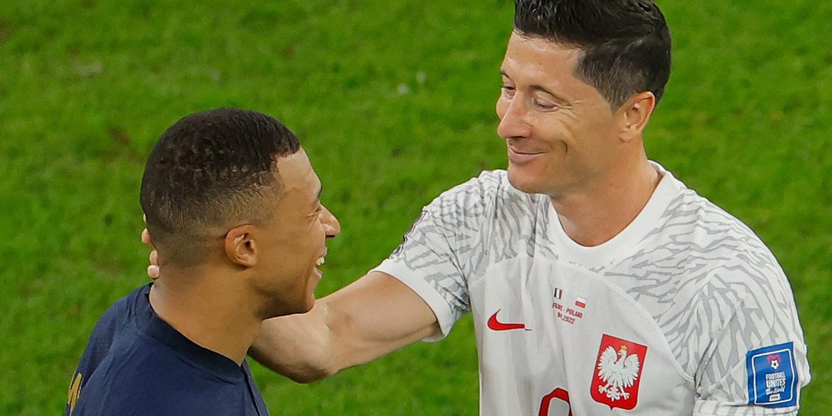 Wiadomo, o czym Robert Lewandowski rozmawiał z Kylianem Mbappe. 