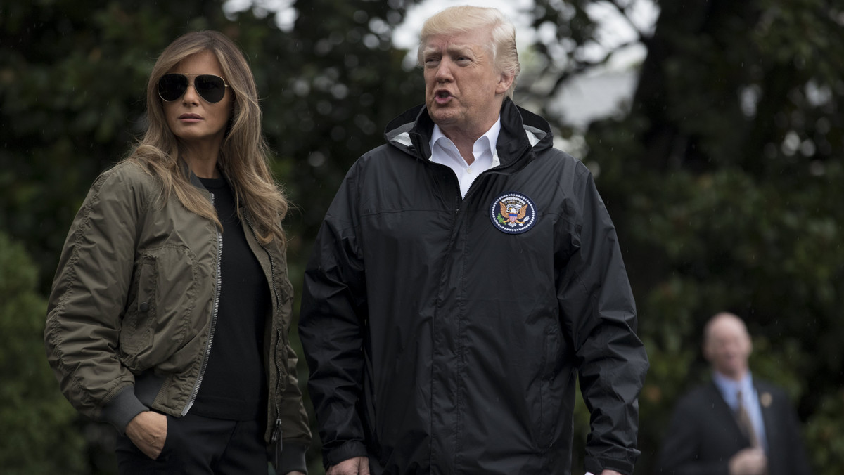 USA TRUMP WHITE HOUSE (US President Donald J. Trump and First Lady Melania Trump depart the White House)