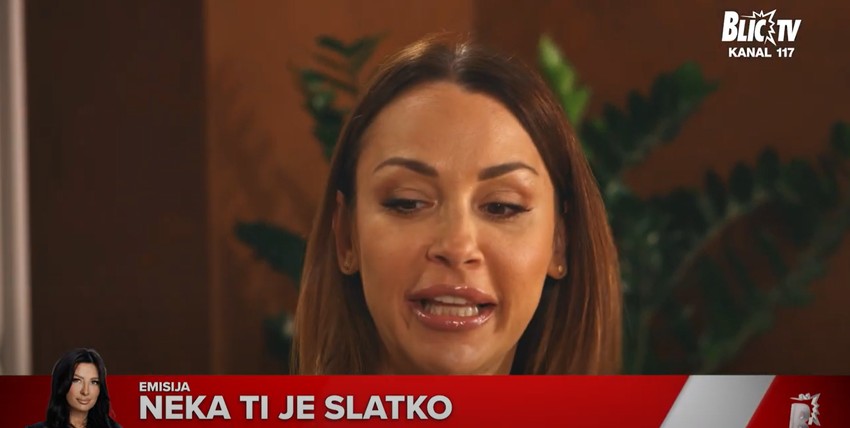 Glumica Marijana Mićić u emisiji "Neka ti je slatko"