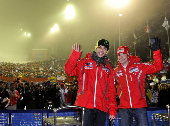Valentino Rossi i Nicky Hayden