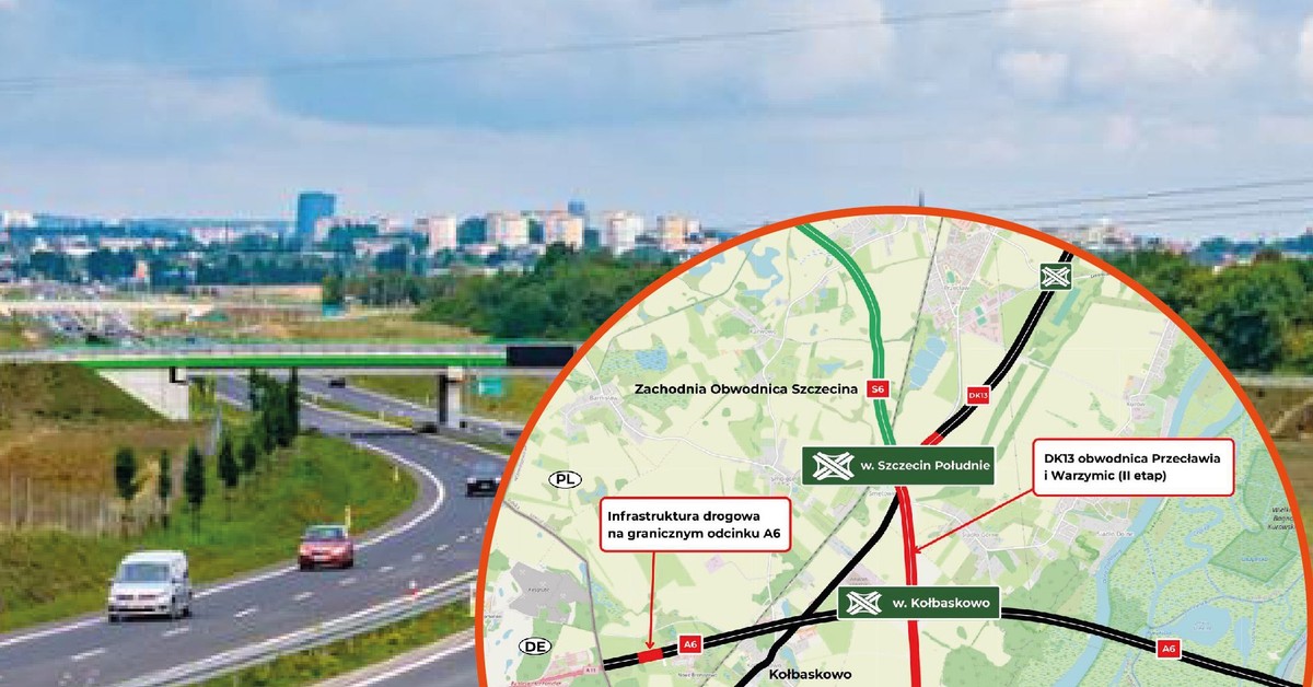 Nowe połączenie Szczecina z autostradą A6. Jest umowa [WIZUALIZACJA]