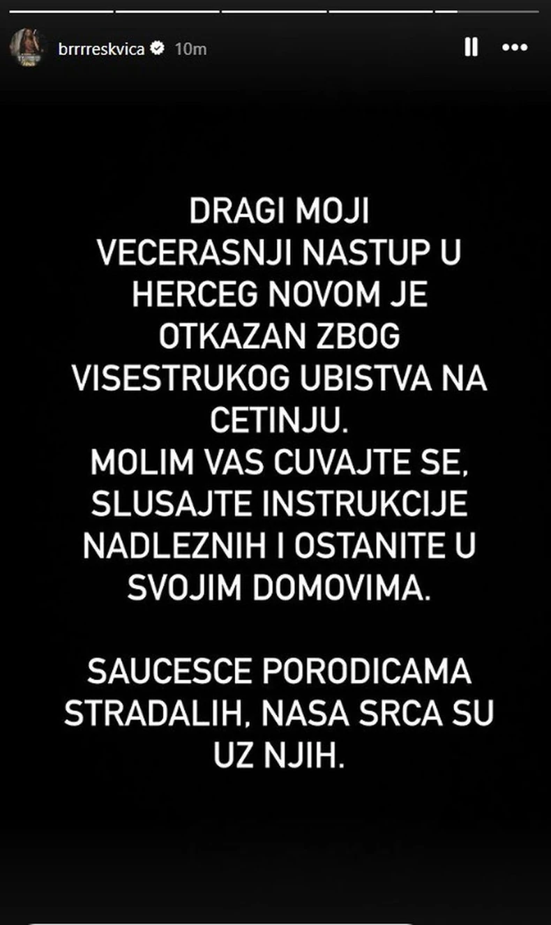 Breskvica otkazala nastup