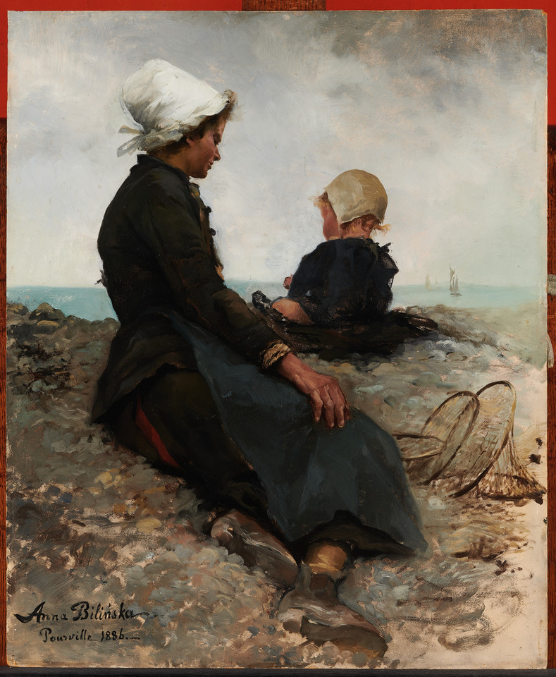 Anna Bilińska - "Nad morzem" (1886)
