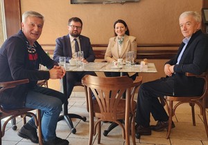 Poljaci u Valjevu Djordje Momic sa svojim gostima iz Poljske