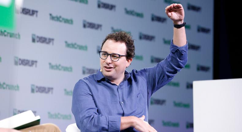 Dario Amodei, former OpenAI employee turned Anthropic CEO, at TechCrunch's 2023 Disrupt conference.Kimberly White/Getty