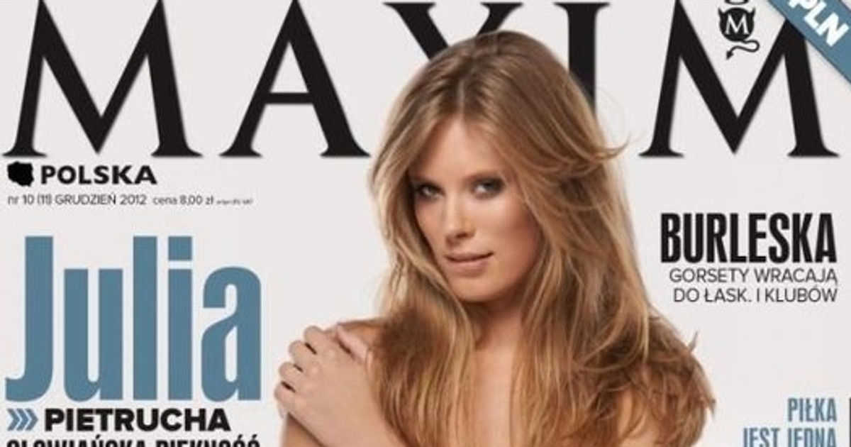 Julia Pietrucha nago na okładce "Maxima". Aktorka "Galerii" w magazynie