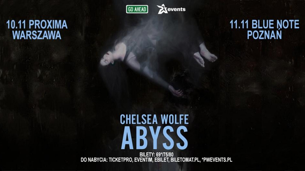 Chelsea Wolfe zagra w Polsce dwa koncerty. Artystka wystąpi 10 listopada w warszawskiej Proximie i dzień później w poznańskim Blue Note. Bilety są już dostępne w sprzedaży.