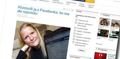 Wyrzucili ją z Facebooka za nazwisko