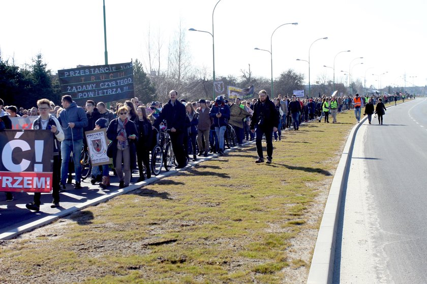 Protest w Mielcu