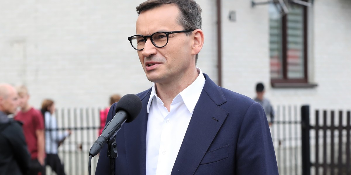 Na pikniku w Myśliwcu premier Mateusz Morawiecki mówił o problemach związanych z tranzytem ukraińskiego zboża przez Polskę.