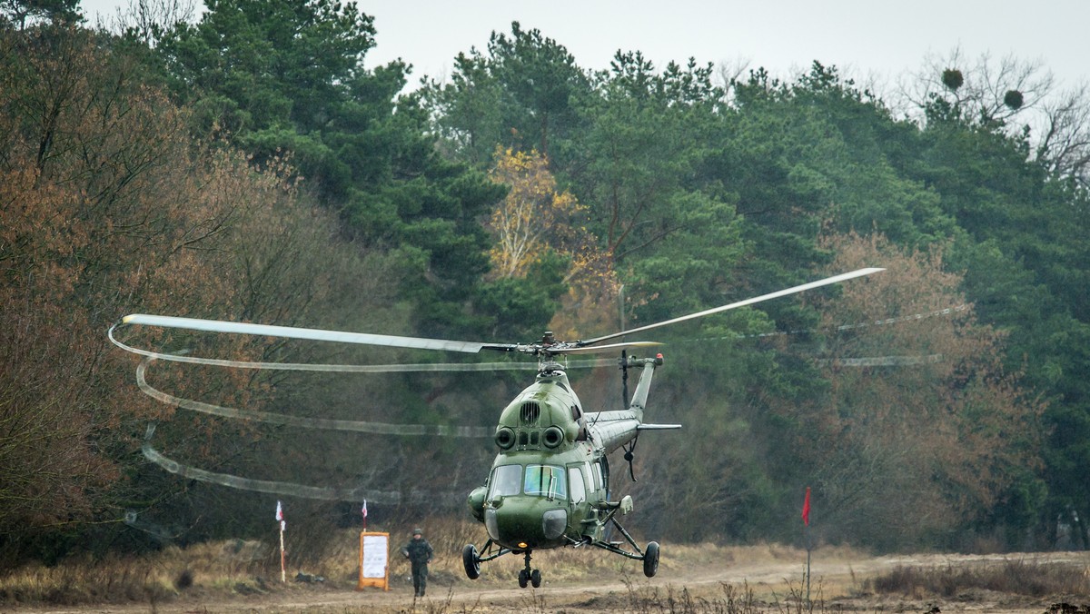 Latkowo: wypadek wojskowego śmigłowca