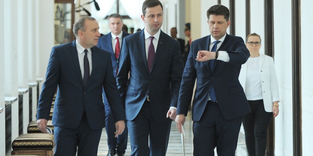 Petru, Schetyna i Kosiniak-Kamysz po spotkaniu Marszałka Sejmu z liderami partii