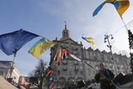 Euromajdan Ukraina Kijów Unia Europejska