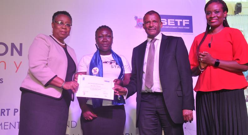 LSETF, UNDP hold graduation ceremony for 1,300 vocation-trained youth under the Employability Support Project