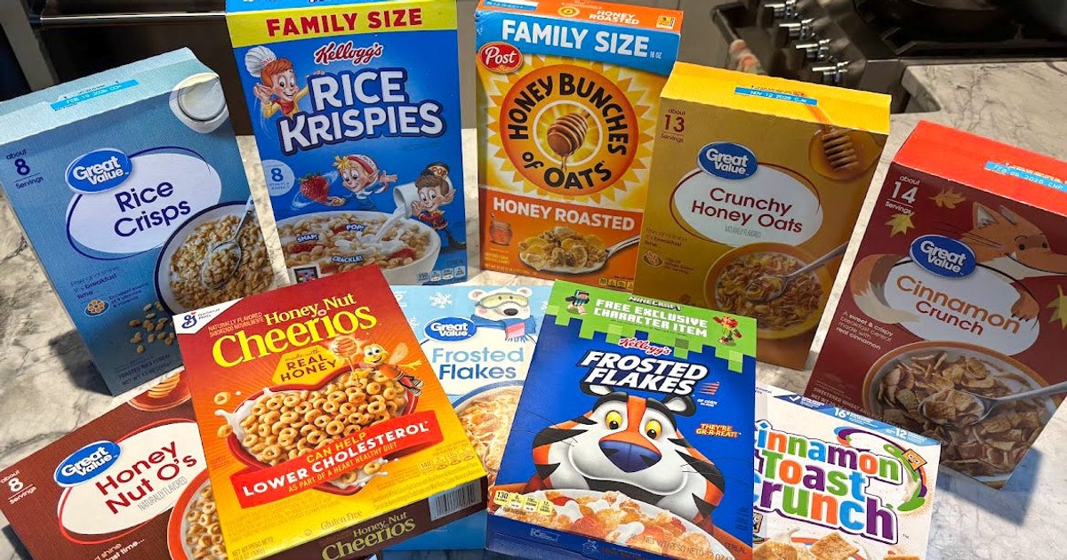 I compared brand-name cereals to Walmart's cheaper generic versions. I ...