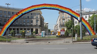 Pożegnanie "Tęczy" na Placu Zbawiciela