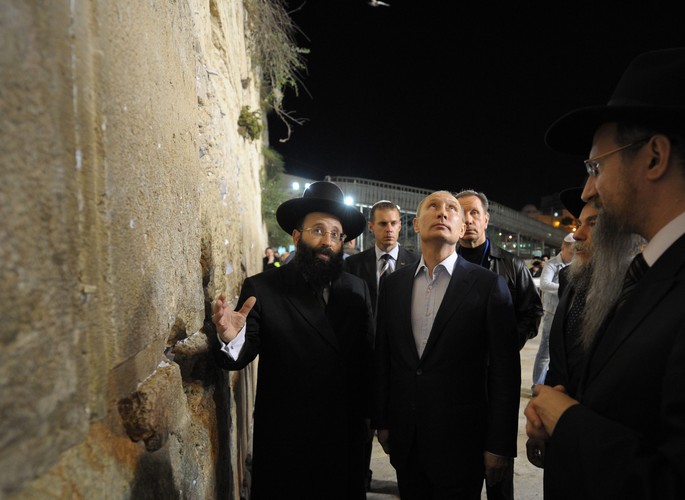 Władimir Putin odwiedził Jerozolimę