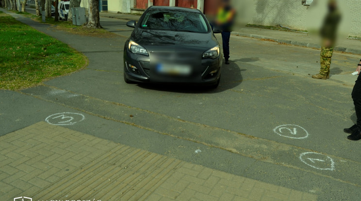 A férfit egy útkereszteződésnél fogta el a rendőrség. A német rendszámú autóval Kaposvár belvárosában száguldozott / Fotó: Kaposvári Járási Ügyészség