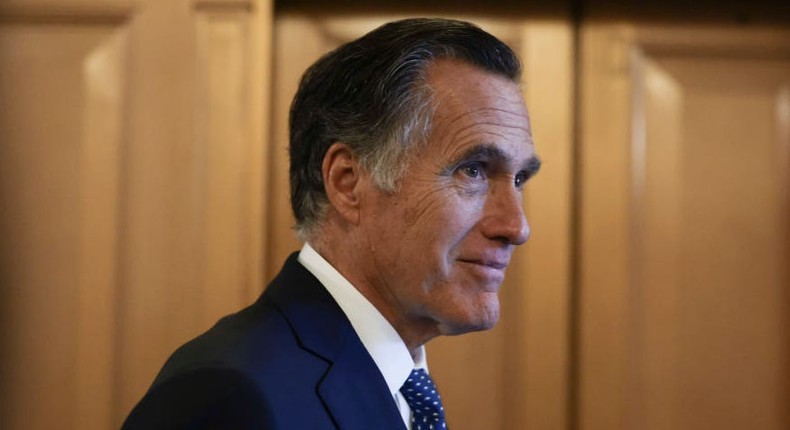 Sen. Mitt Romney of Utah.
