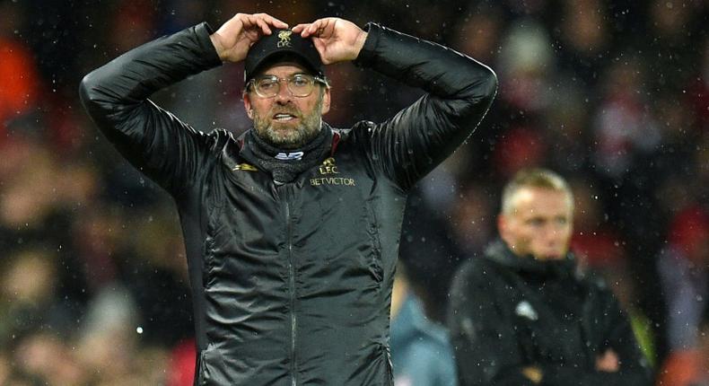 A frustrating night for Liverpool manager Jurgen Klopp ended in a 0-0 draw against Bayern Munich in the Champions League