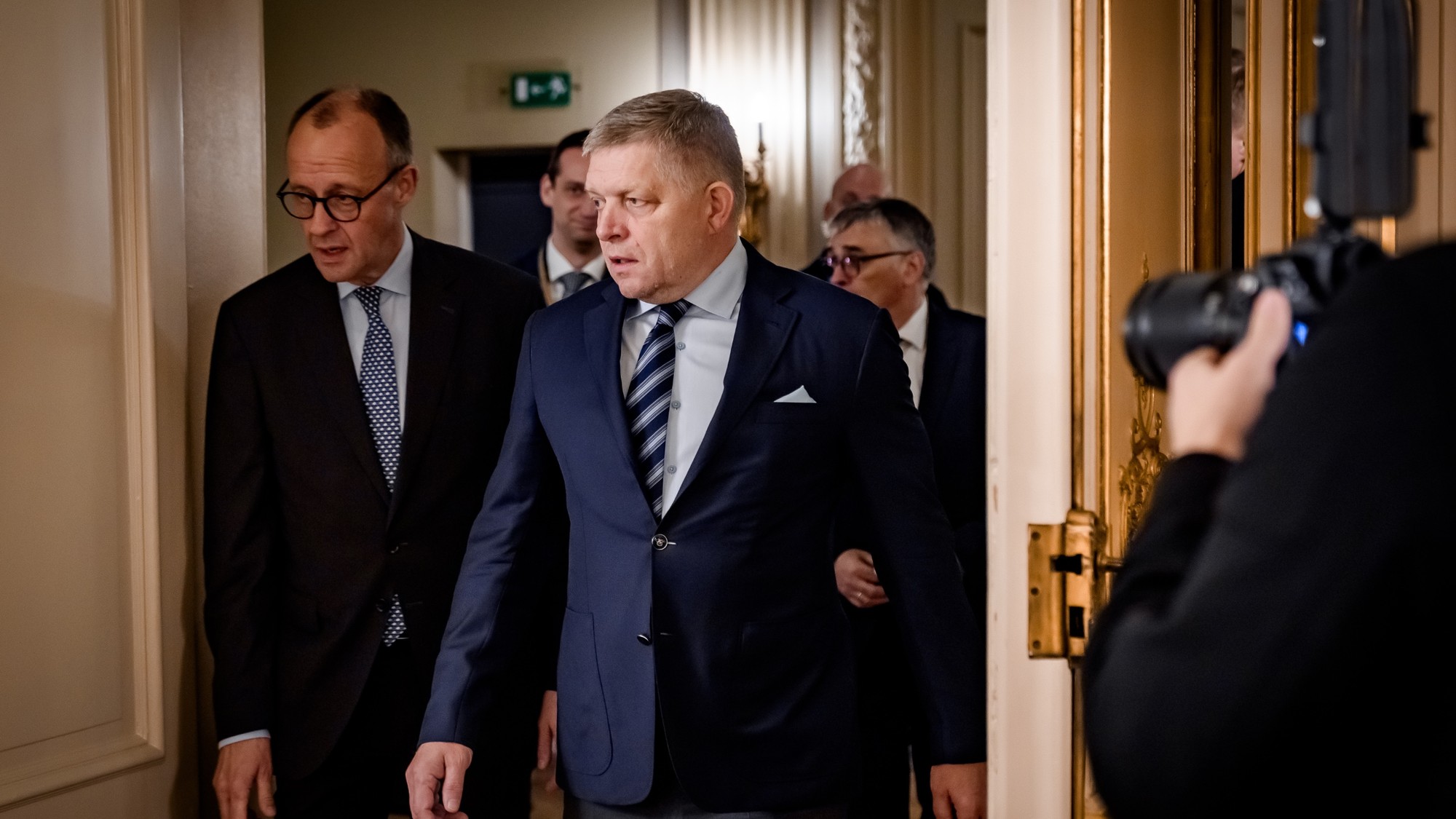 Robert Fico a nemecký kancelár Friedrich Merz