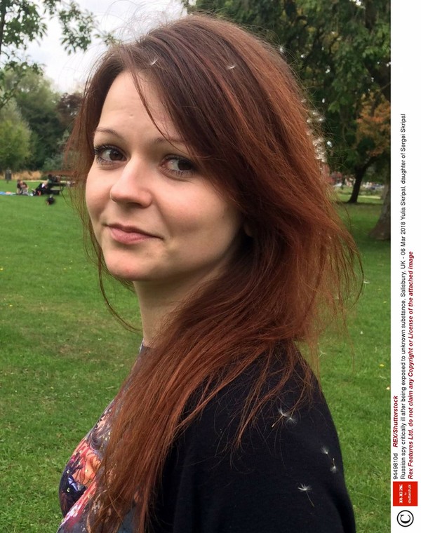 Julia Skripal. Córka Sergieja Skripala otruta razem z ojcem 4 marca 2018 r. 