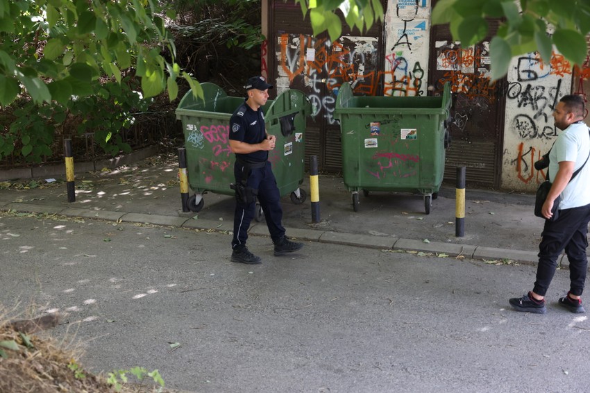 Kontejner u Zemunu pored kog je pronađena Beba