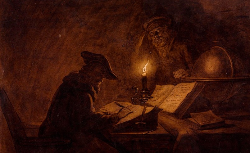 Michiel Versteegh, Uczeni w pracowni | The Scholars in their Study, przełom XVIII i XIX w.