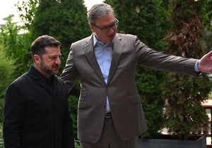 Vladimir Zelenski i Aleksandar Vučić na svečanoj večeri u Beogradu | Foto: FoNet/Instagram predsednika Srbije