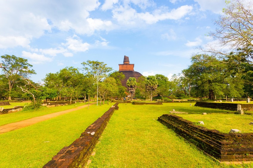 Stupa Džetavanaramaja u drevnom gradu Anuradapura na Šri Lanki