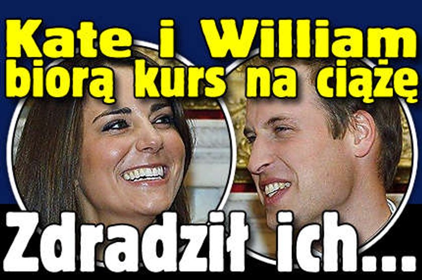 William i Kate biorą kurs na ciążę. Zdradził ich...